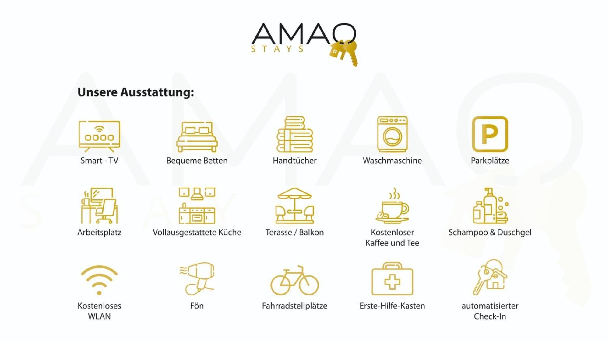 Amao-Brown I Exklusives City-Apartment I 85Qm I Privatparkplatz & Komfort I King-Size Bed Лар Экстерьер фото